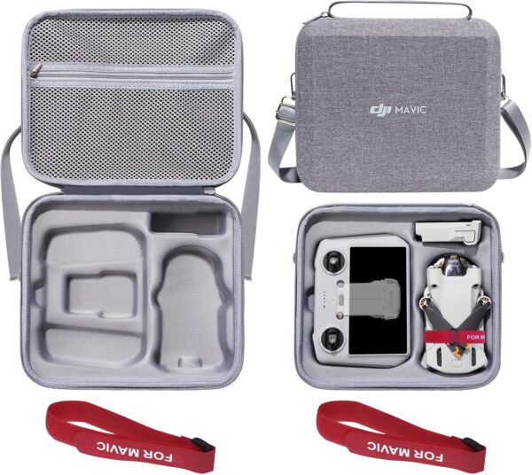 LINGHUANG Mini 3 Pro Drone Hard Carrying Case, Original Storage Case with Propeller Holder Strap Kit for DJI Mini 3 Pro, Mini3 Drone and 2 Batteries - Image 2
