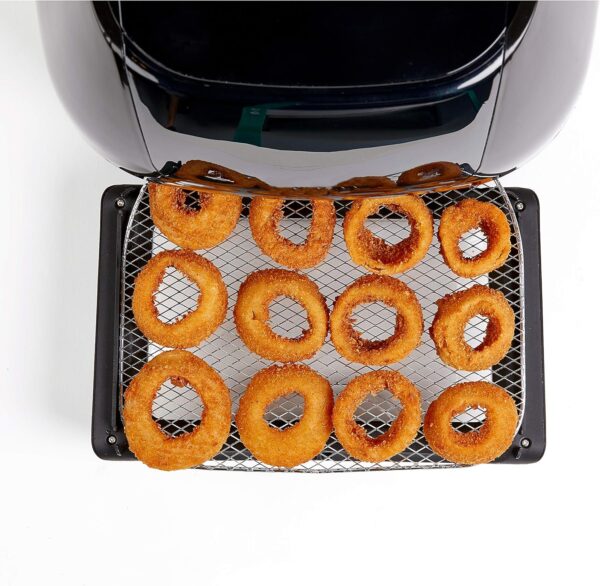 PowerXL Air Fryer Cooker 5.7L Capacity - Chip Fryer & Portable Oven - Oil Free Hot Air Fryer for Healthier Cooking - Rotating Rotisserie & Dehydrator - 1800W Black CM-001 - Image 7