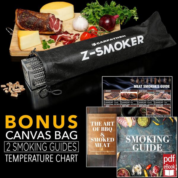 Carpathen Premium Pellet Smoker Tube 12 Inch - Transform Your Regular Grill into a Real Smoker - Best Accessory for any Electrical, Gas, Infrared, Charcoal Grill For Both Hot or Cold Smoking - Image 7