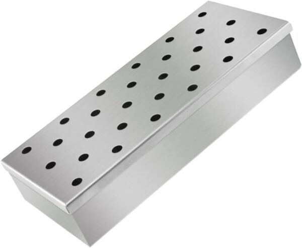 VICASKY Stainless Steel Pellet Smoker Box Bbq Tool Evenly Distributed Smoke Holes Transform Your Cooker Smoke Generator - Image 2