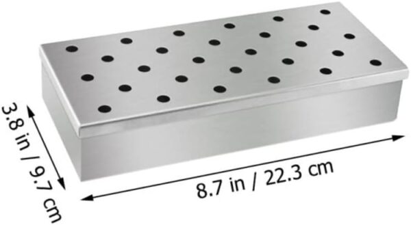 VICASKY Stainless Steel Pellet Smoker Box Bbq Tool Evenly Distributed Smoke Holes Transform Your Cooker Smoke Generator - Image 3