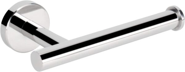 NearMoon Bathroom Toilet Paper Holder, Premium SUS304 Stainless Steel Rustproof Wall Mounted Toilet Roll Holder for Bathroom, Kitchen, Washroom (Polished Chrome) - Image 2