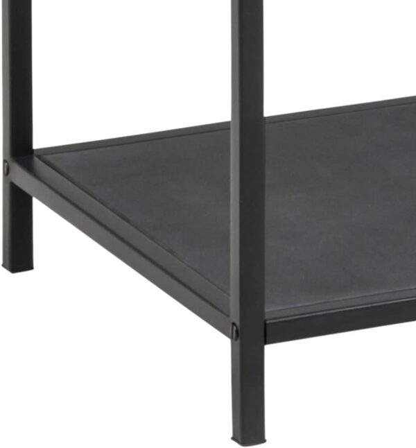 AC Design Furniture Jörn Metal Bookcase with 3 Shelves, Glass Shelf, Storage Shelf for Living Room, Home Office Furniture, Bedroom Furniture, Easy Assembly, H: 119, 5 x W: 33,7 x D: 31,7 cm - Image 8