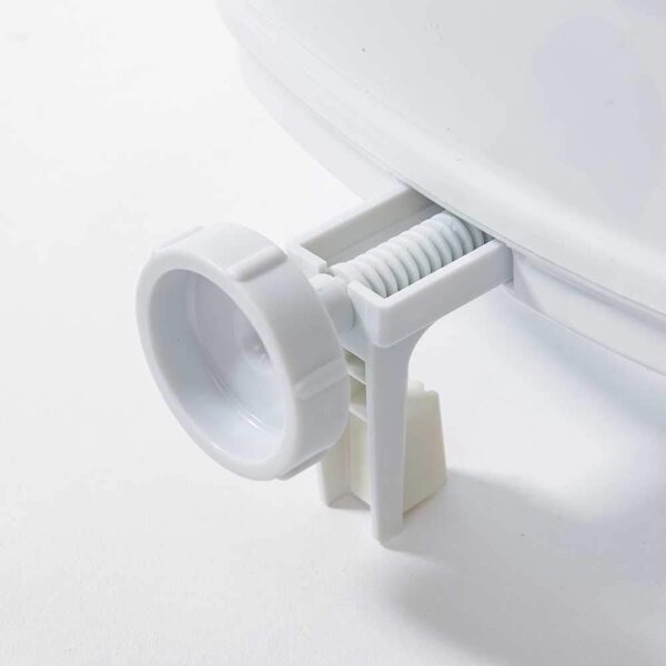 NRS Healthcare Linton Raised Toilet Seat with Lid, 100 mm / 4 inch, White - Image 6