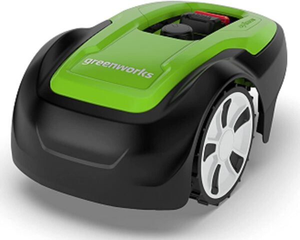 Greenworks Optimow S Robot Lawnmower for Lawns up to 300m2 with 30% Slope, Ultra Quiet, Bluetooth App Controlled, Easy to Set Up, Advanced Safety Features, Theft Protected, 3 Year Guarantee - Image 2