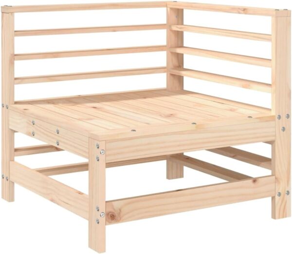 Vopese 5 Piece Garden Lounge Set Solid Wood Pine, Garden Furniture Set, Patio Outdoor Yard Terrace Balcony Sofa Seat Seating Sitting Furniture Corner Backyard Sofa Set Type10 - Image 4