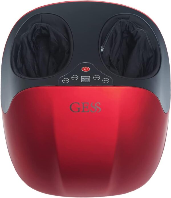 GESS Velvet Foot Massager Machine with Heat, Shiatsu Kneading Roller Massage with Heat, Feet Leg Deep Tissue Massage, Air Compression and Circulation - Image 9
