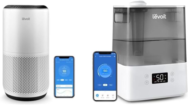 LEVOIT Air Purifiers for Large Home Bedroom 83m², CADR 400m³/h, Alexa Enabled & Humidifier for Bedroom Baby Home, 6L Large Tank, Top-Fill Cool Mist Air Humidifier - Image 2