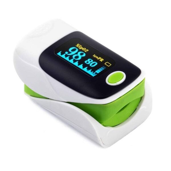 ECOSWAY Fingertip Blood Oxygen Saturation Pulse Rate OLED Screen Portable for Home - Image 2