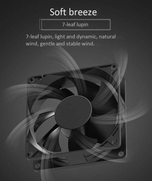 ZLYJ Personal Air Cooler,Personal Space Table Top Mini Air Conditioner for Room Small Humidifying Cool Air Cube Fan Indoor Outdoor Portable USB Mini Air Conditioner for Camping and Car - Image 6