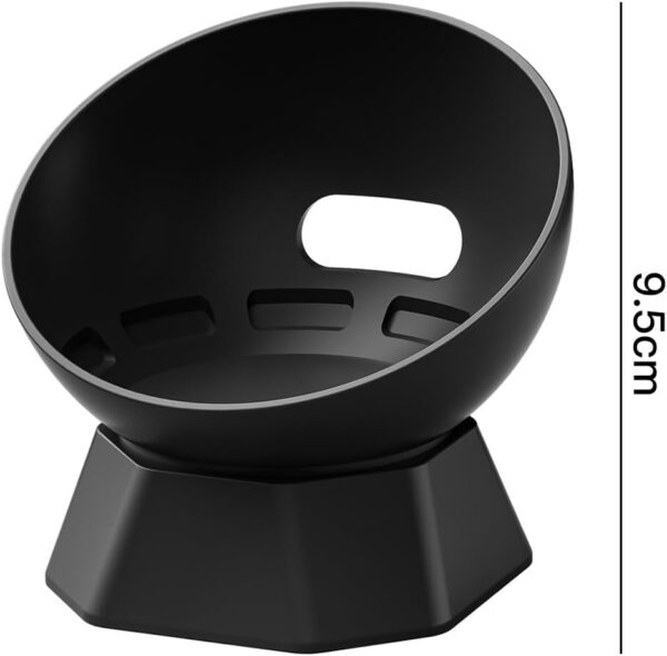 Tiardey Desk Stand, Tabletop Liquid Silicone Mount for Echo Dot (4th and 5th Gen), Perfect for Home Office or Living Room (Black) - Image 8