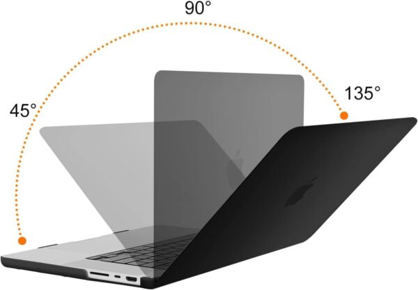 MOSISO Compatible with MacBook Pro 16 inch Case 2025 2024 2023 2022 2021 M4 M3 M2 M1 A3403 A3186 A2991 A2780 A2485 Pro Max Retina Touch ID, Protective Plastic Hard Case Shell Cover, Black - Image 5