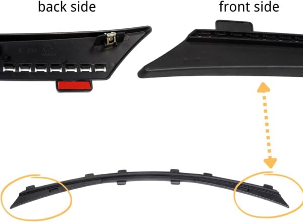 NITOYO Front Trunk Hood Rubber Seal Water Retaining Strip Fit for Tesla Model 3 2020 2021 2022 2023 Vent Protector Guard for Tesla Accessories (Model 3) - Image 7