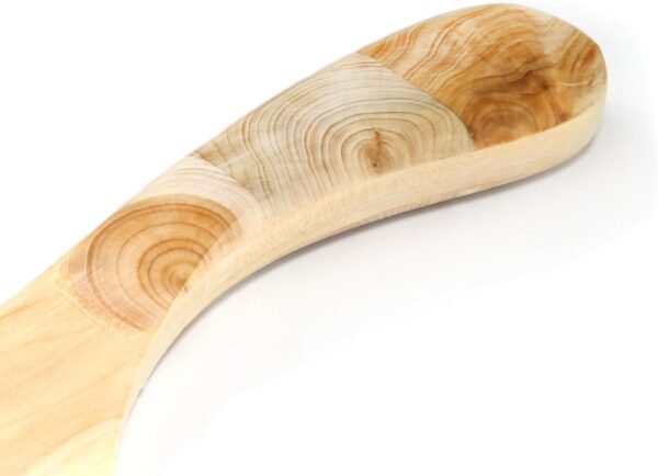 Handmade Eco-Friendly Natural Wooden Butter Knife from Juniper wood with mosaic handle - Image 5