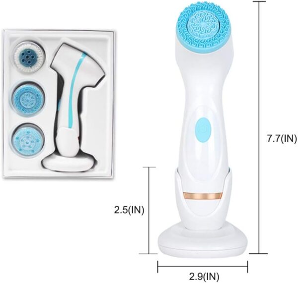 Facial Cleansing Brush Electric USB Charging Multi-Function Face Washing Instrument Silicone Face Brush Cleansing Sonic Cleansing Brush - Image 9