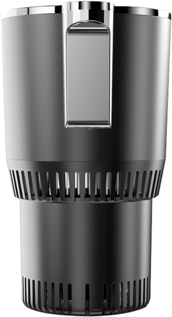 Mini Fridge Car Cup Cooler, 12V Smart Car Cup Mug Holder Quick Cooling Car Refrigerator Insulation Drink Cooler Cup For Family, Outdoor, Road Trip (Color : Black, Size : 105x95x165mm) - Image 2