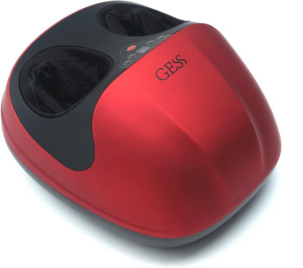 GESS Velvet Foot Massager Machine with Heat, Shiatsu Kneading Roller Massage with Heat, Feet Leg Deep Tissue Massage, Air Compression and Circulation - Image 2