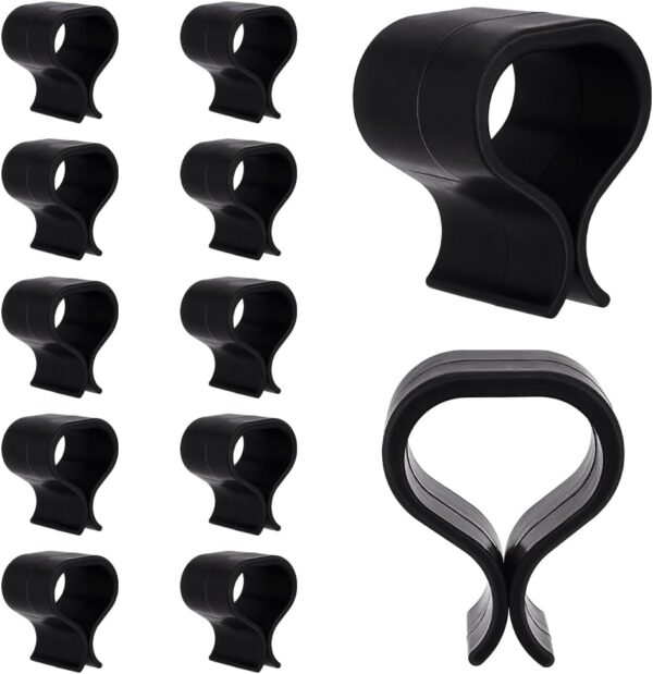 AHANDMAKER 12 pcs Outdoor Furniture Clips Patio Sofa Clips Rattan Furniture Clamps Wicker Chair Fasteners Clip Wicker Furniture Clamps Connectors, KY-WH0049-19B - Image 2