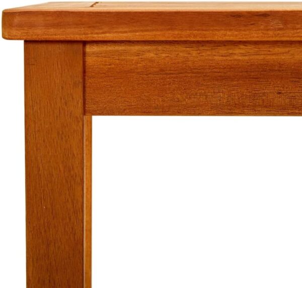vidaXL Solid Acacia Wood Garden Coffee Table Outdoor Patio Terrance Backyard Furniture Wooden Durable Porch End Side Tea Couch Table - Image 8