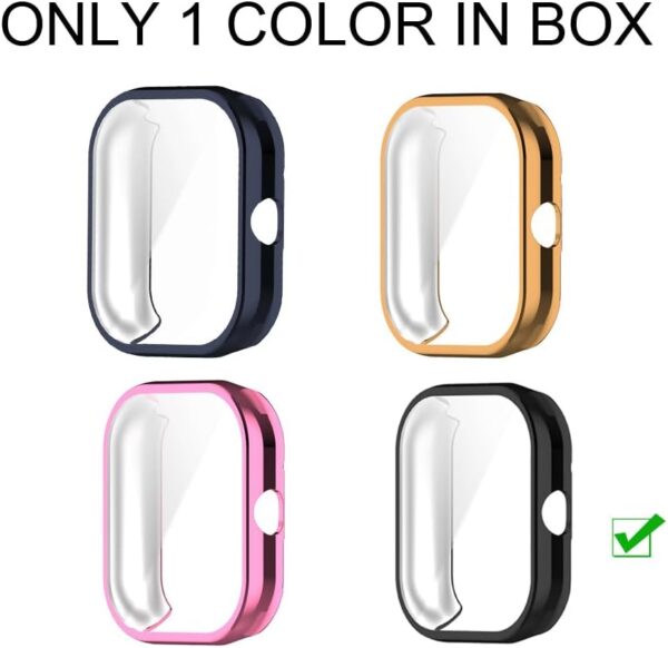 smaate Watch Cases Compatible with KEEPONFIT IDW21 1.85” Smart Watch, TPU Case with Screen Protector, Protecting Watch Body & Screen - Image 3