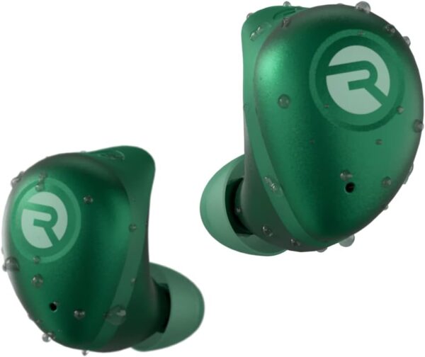 Raycon Fitness Bluetooth True Wireless Earbuds with Built in Mic 54 Hours of Battery IPX 7 Waterproof and Charging Case with Talk, Text, and Play Bluetooth 5.2 Portable Sport (Green) - Image 3