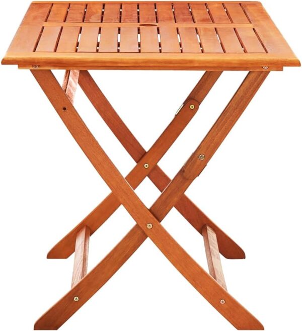 GCHDHAPB Home-Outdoor Home-Outdoor Furniture Sets,5 Piece Folding Outdoor Dining Set Solid Eucalyptus Wood - Image 11
