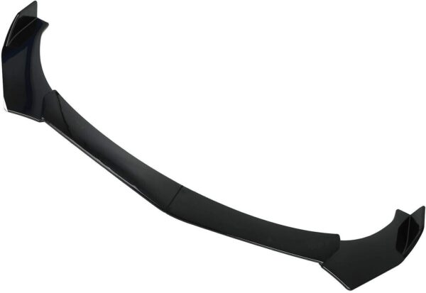 GSRECY Universal Front Bumper Lip Splitter Protection Splitter Spoiler, Gloss Black - Image 7