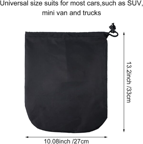 Auto Side Mirror Snow Cover,33 x 27cm Side View Mirror Cover,Frost Guard Mirror Cover Auto,Auto Rearview Protection Cover,Dust-Proof Waterproof Auto Exterior Rear View Mirrors,Car Mirror Accessories - Image 3
