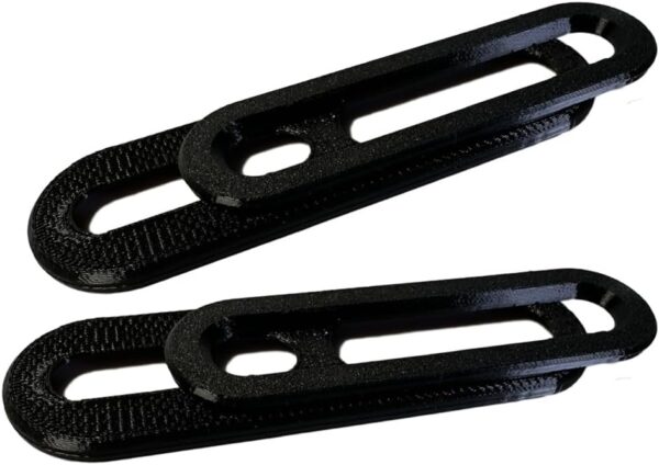 Head Mounted Converter 2pcs Adapter for Meta Quest 3 Head Strap for Quest 2 Head Strap Connection to Quest 3 Head Strap,Accessories 3D Printed (Black) - Image 2