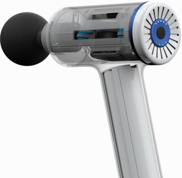 JJJ Massager Fitness Massage Meridian Muscle Touch Screen Vibration Electric Massage Gun Relaxation Massager Muscle Massager (Color : White) - Image 5