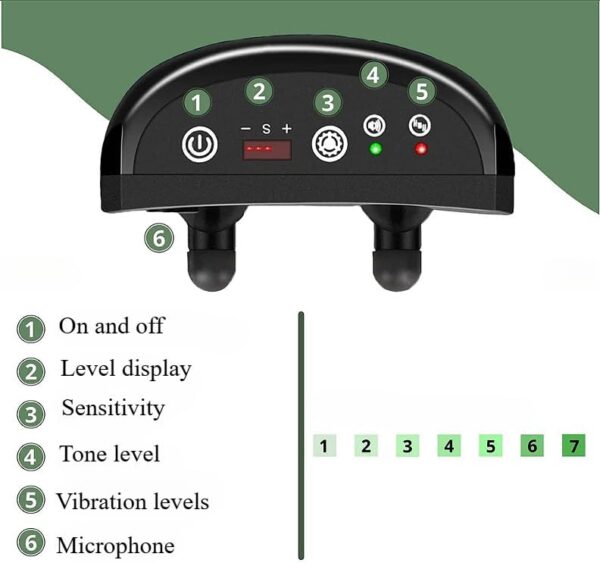 JXJXJX Anti-Barking Collar for Dogs - Ultrasonic Training with No-Shock Vibration Correction (Adjustable Intensity, Weatherproof, Vet-Approved) - Image 5