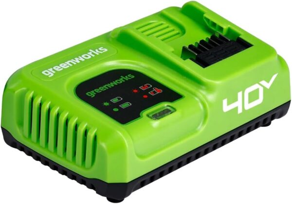 Greenworks G40LM41 Cordless Lawnmower, 41cm Cutting Width, 2 x 40V Battery, 40V 5A Rapid Charger - Image 6