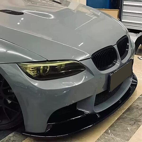Car Front Bumper Lip Spoiler For BMW E90 E92 M3 2007-2013 Front Bumper Splitter Lip Body Kit Diffuser Spoiler.,B - Image 2