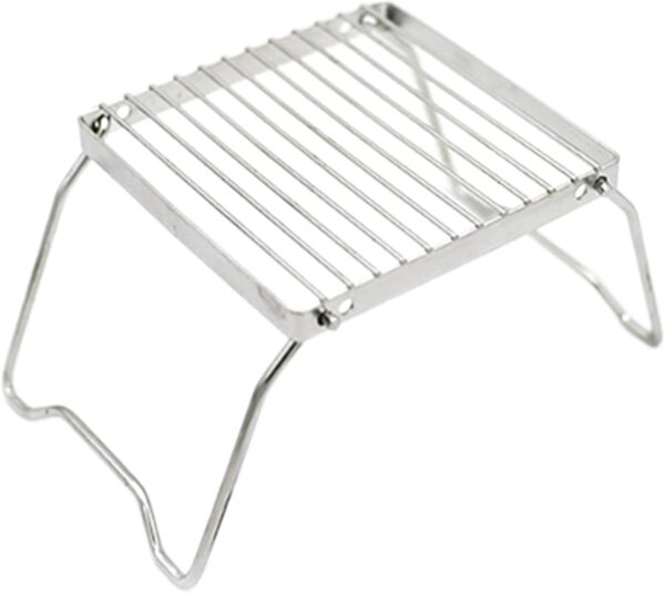 Folding Campfire Grills Stove Stand Stainless Steel Camping Fires Cooking Racks Grills Stove Stand For Outdoor Camping Hiking - Image 10