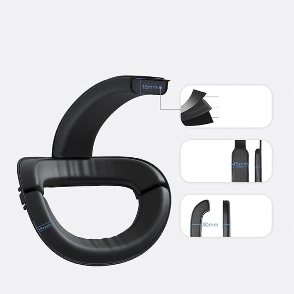 For Oculus Quest 2 8000 Portable Headset Charging Case with Adjustable Head Cushion and Strap Replacement of Charging Head Oculus Quest 2 (Black) JY-HC2 - Image 5