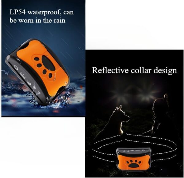 JXJXJX Anti-Barking Collar for Dogs - Ultrasonic Training with No-Shock Vibration Correction (Adjustable Intensity, Weatherproof, Vet-Approved) - Image 7