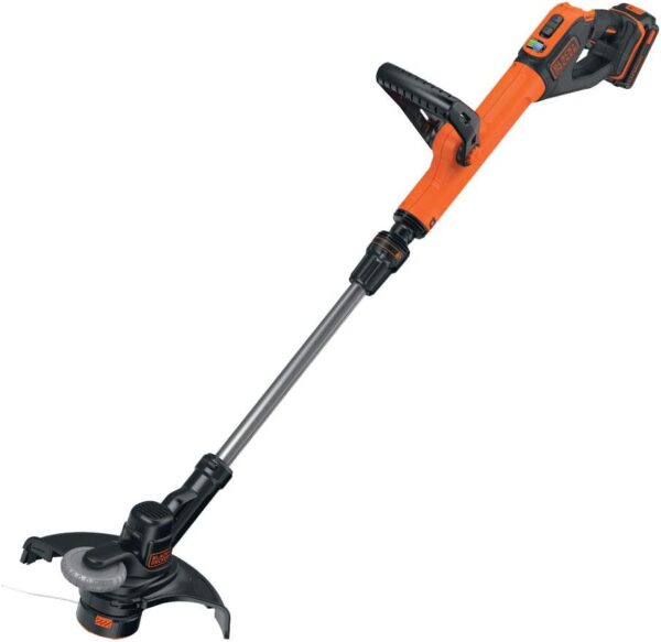 Black+Decker Rasentrimmer AFS Reflex Fadenverlängerung (18V 2,0Ah, 28 cm Schnittbreite, verstellbarer Zweithandgriff, Einzelfaden 9 m/1,6 mm, inkl. Akku und Ladegerät) STC1820PC - Image 2