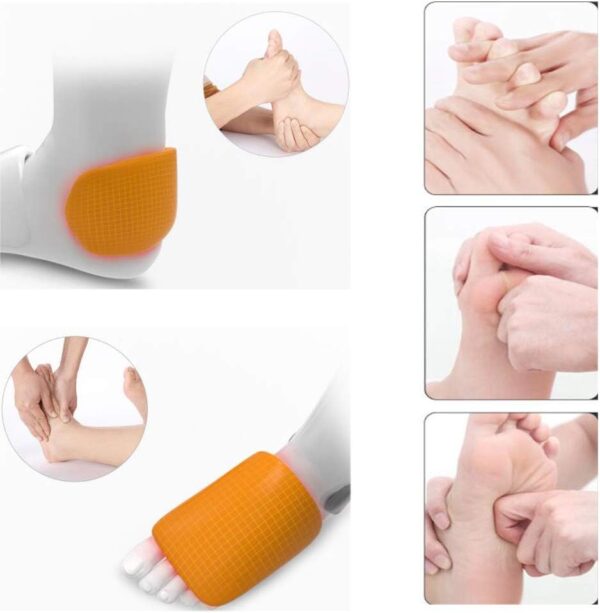 Foot Bath Shiatsu Foot Massager Machine with Heat, Foot Massage with Deep Tissue Kneading, Rolling, Air Compression, Adjustable Intensity for Plantar Fasciitis and Feet Pain (White) - Image 5