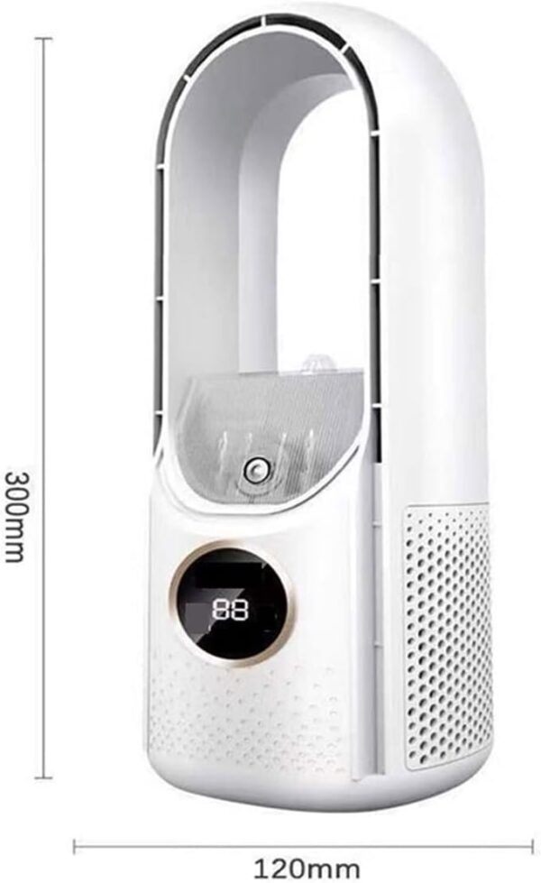 Rechargeable Portable Mini Air Conditioner - Evaporative Air Cooler for Personal Use, Ideal for Desktop(Blue) - Image 3