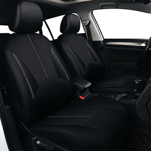 VISLONE Universal Car Seat Covers, PU Leather Car Seat Protector, Fit Most Trucks, SUVs, or Vans - Image 10