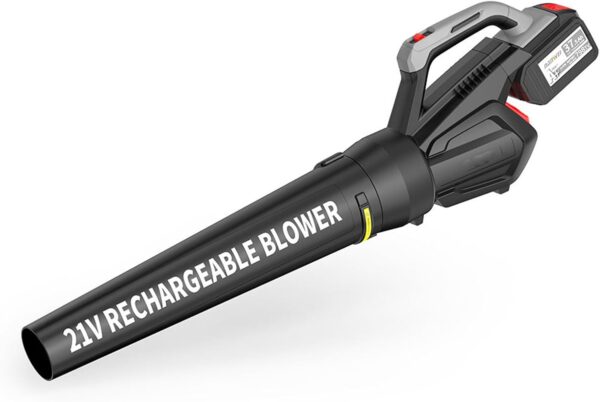 Battery Leaf Blower, 144 KM/H 400CFM Air Speed Electric Garden Leaf Blower with 5.0Ah Rechargeable Battery - Powerful Cordless Leaf Blower for Blowing Leaves - Image 8
