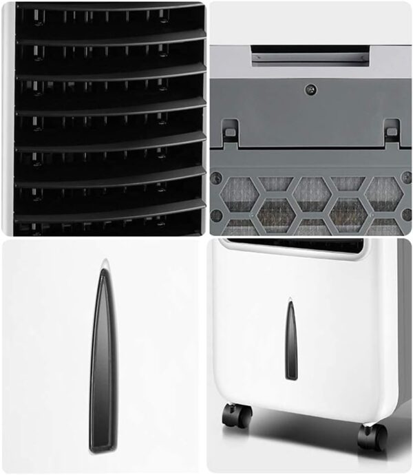 Air Cooler for Home Office Air coolers Evaporative Coolers, Evaporative Misting Humidifier With Remote Control Portable Air Conditioner Fan And Bladeless Noiseless Fan,For Office, Dorm, Room - Image 6