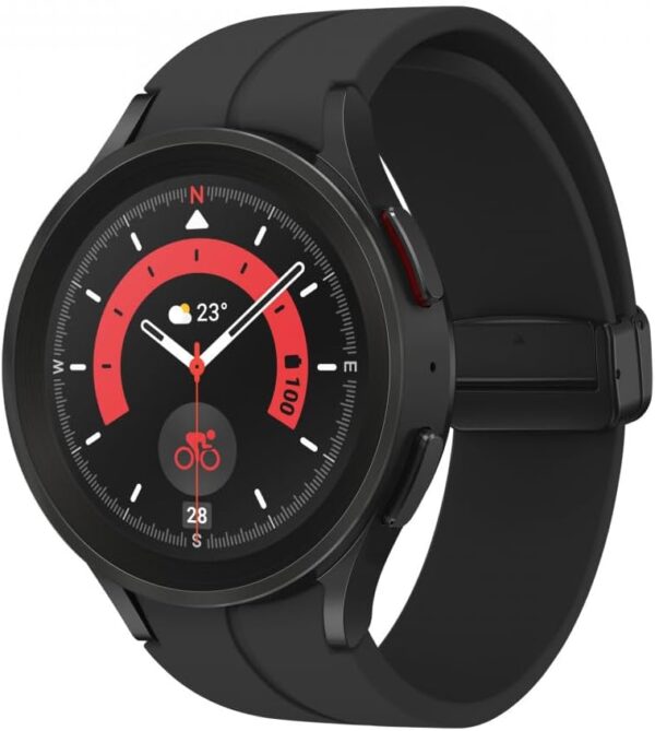 Samsung Galaxy Watch5 Pro 3,56 cm (1.4") Super AMOLED 45 mm Numérique 450 x 450 pixels Écran tactile Noir Wifi GPS (sa - Image 2