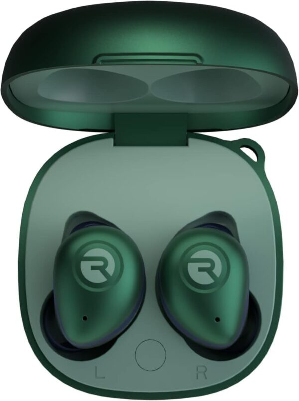 Raycon Fitness Bluetooth True Wireless Earbuds with Built in Mic 54 Hours of Battery IPX 7 Waterproof and Charging Case with Talk, Text, and Play Bluetooth 5.2 Portable Sport (Green) - Image 2