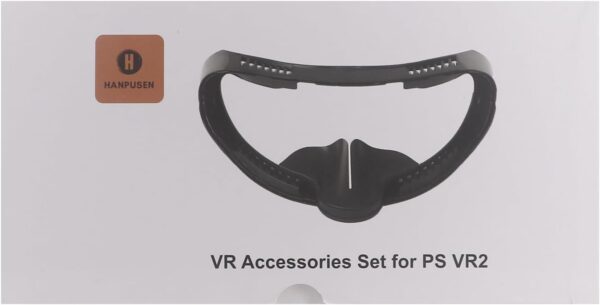 VR Face Pad for Playstation VR2, AODELAN Breathable Holes Leather Protective VR Accessories VR Face Cover Cushion Replacement Fitness Facial Interface Bracket Compatible with PS VR2 - Image 10