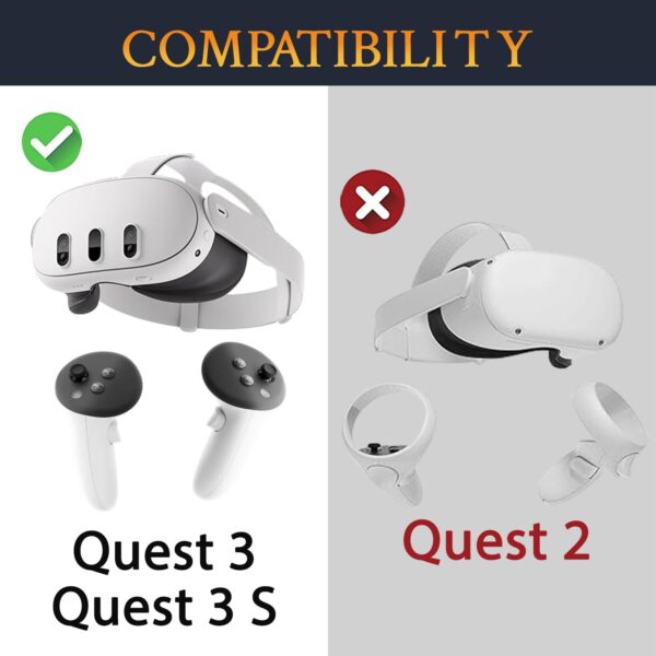 SOULWIT Professional Replacement Wrist Straps (2 Pcs) for Oculus Quest3, Durable & Adjustable Controller Hand Straps for Meta Quest 3S, Easy DIY Installation - White - Image 4