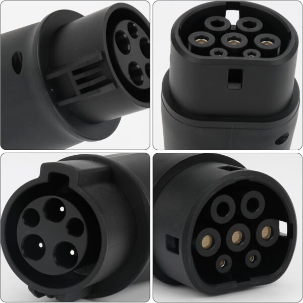 Opaltool Type 1 to Type 2 Ev Charging Cable Car Charger Adapter, 32A SAE J1772 to IEC 62196 Car Charger Converter Electric Vehicles Charging Adapter - Image 8