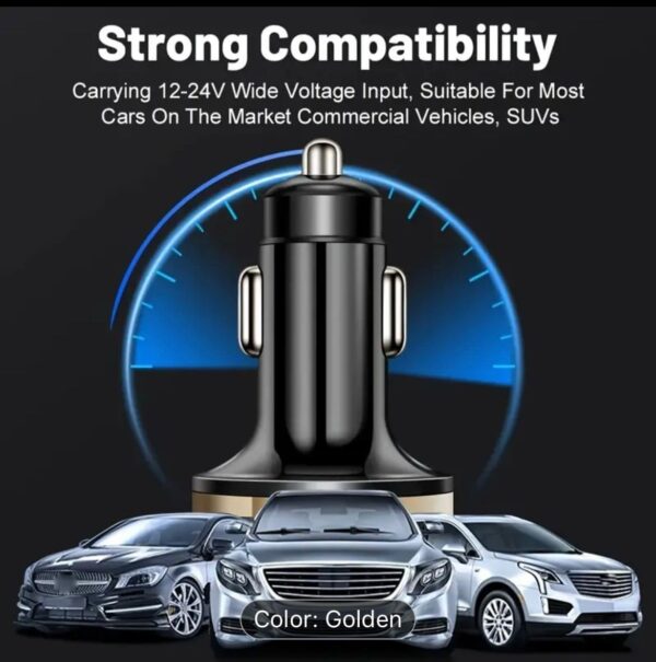 Car USB 6 in 1 Super fast 30 minute Car Charger for IPhone, Ipad, Samsung Super Fast Charging Multi charge 3X Times Faster Roxley Device - Image 6
