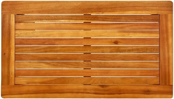 vidaXL Solid Acacia Wood Garden Coffee Table Outdoor Patio Terrance Backyard Furniture Wooden Durable Porch End Side Tea Couch Table - Image 6