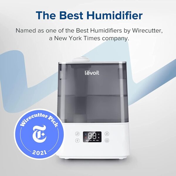 LEVOIT Air Purifiers for Large Home Bedroom 83m², CADR 400m³/h, Alexa Enabled & Humidifier for Bedroom Baby Home, 6L Large Tank, Top-Fill Cool Mist Air Humidifier - Image 6